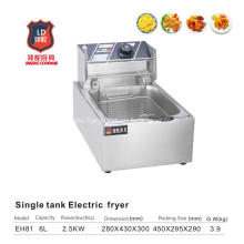 EH81 Electric commercial deep fryer catering equipment 6L 220V